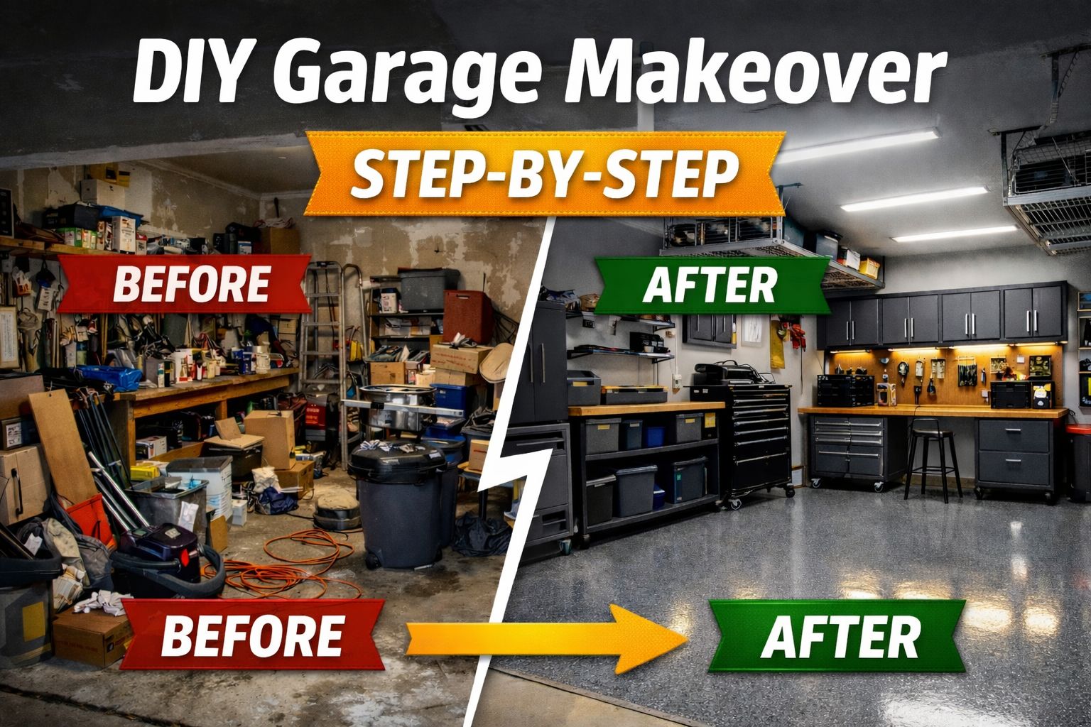 DIY Garage Makeover Step-by-Step
