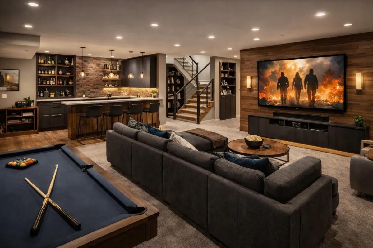 DIY Basement Finishing Project: How I Transformed an Unfinished Basement Into a Beautiful Living Space
