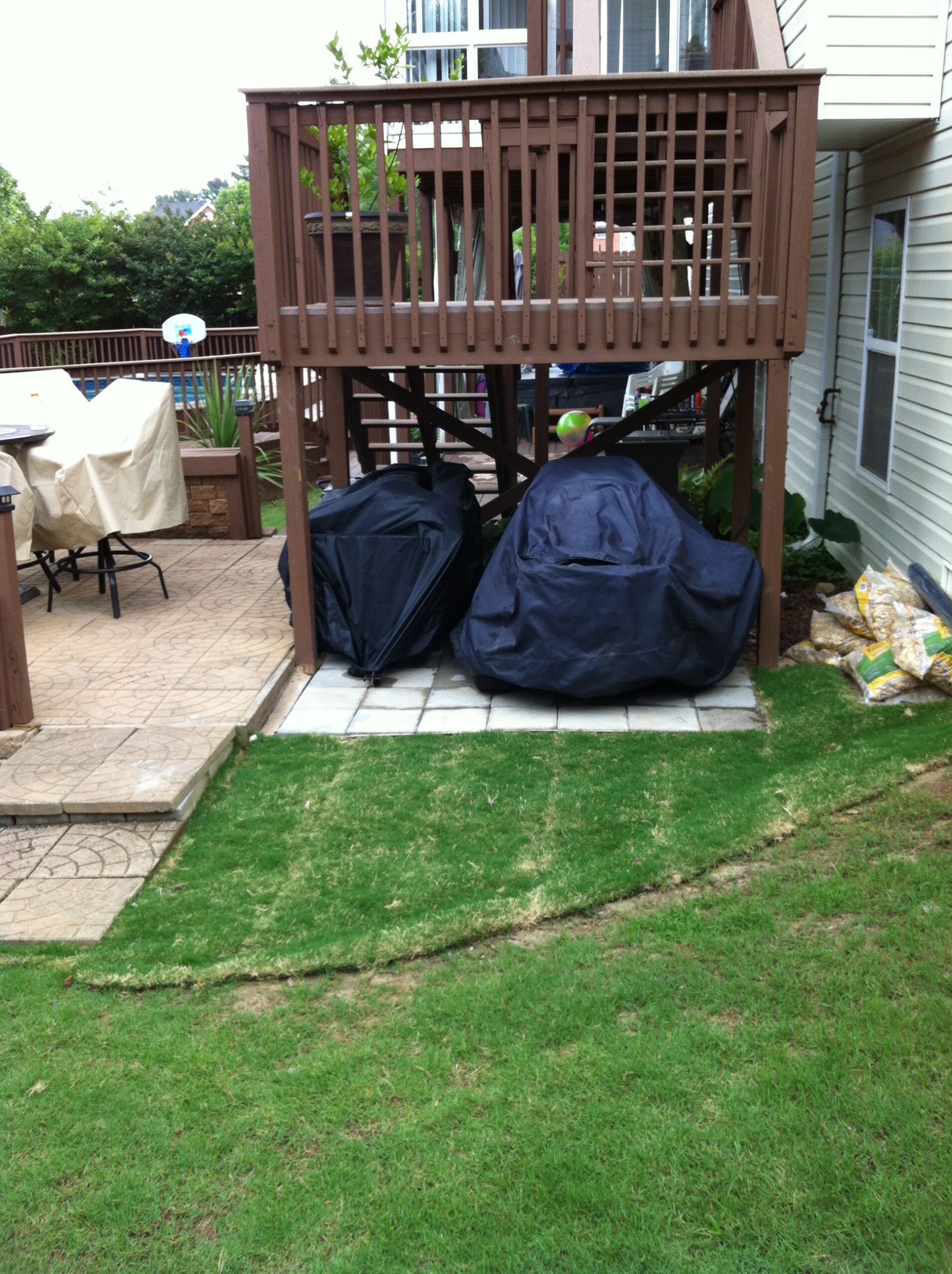 Pavers Under the Stairs Project: How I Turned Wasted Space into a Functional Concrete Paver Parking Pad